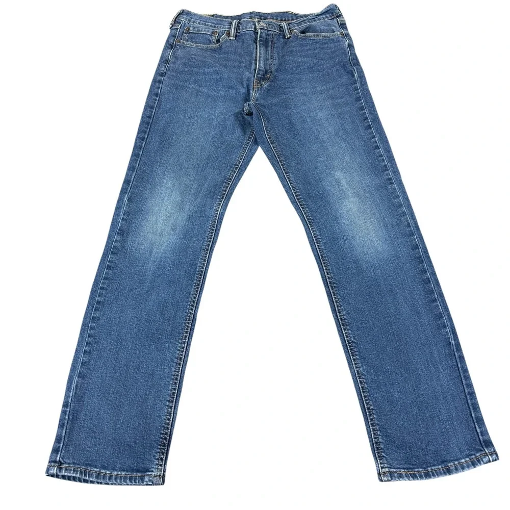 Levi's 541 Jeans Mens 33x34 Athletic Taper Blue Stretch Denim Actual 32x30.5